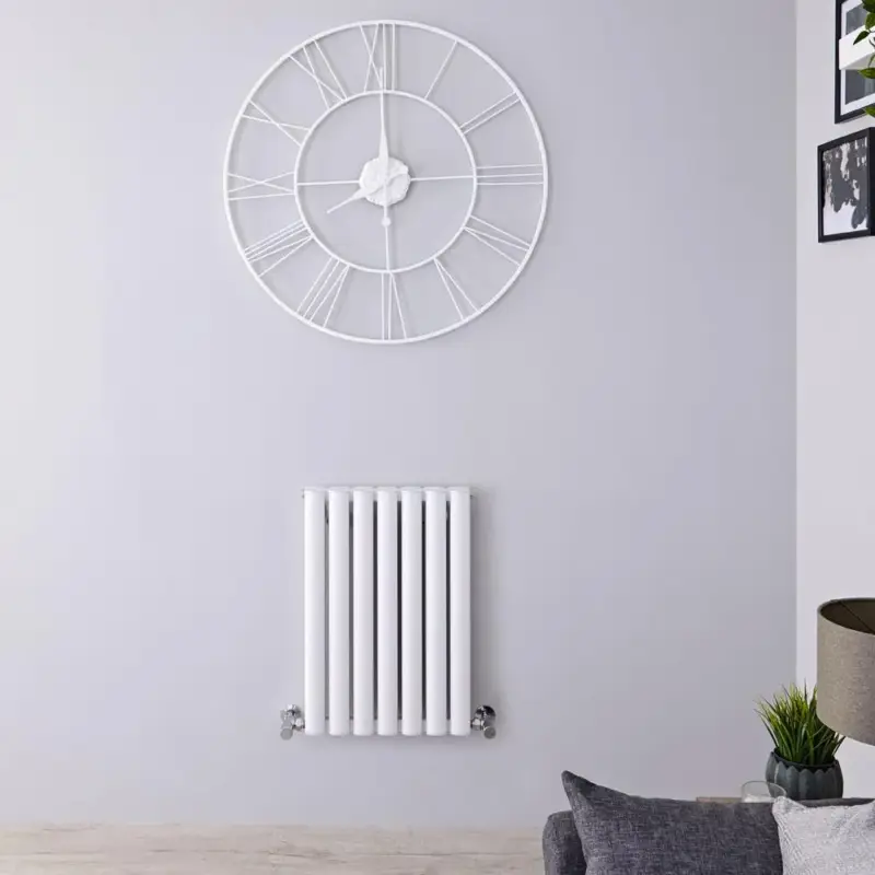Radiatore di Design Orizzontale Doppio - Bianco - 600mm x 410mm - Revive Air - Consegna espressa