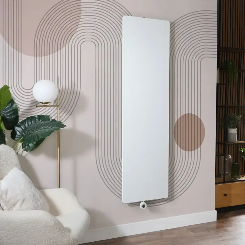Bestseller - Radiatore Elettrico di Design Bianco da 1800mm - Scelta di Dimensioni ed Elemento Riscaldante Wi-Fi - Opzioni con Presa Elettrica e Cablate - Ria - ECOSO by Hudson Reed