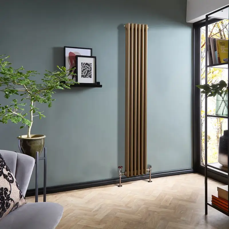 Offerta esclusiva - Radiatore Tradizionale Verticale a Doppia Colonna - Scelta di Colori Metallizzati e Dimensioni - Regent