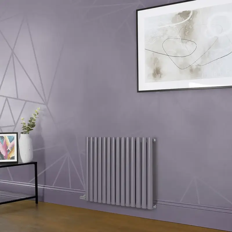 Radiatore Elettrico di Design Orizzontale - Altezza 635mm - Viola (Dahlia Purple) - Scelta di Dimensioni, Termostato e Copri Cavi - Revive - ECOSO by Hudson Reed | Più venduto