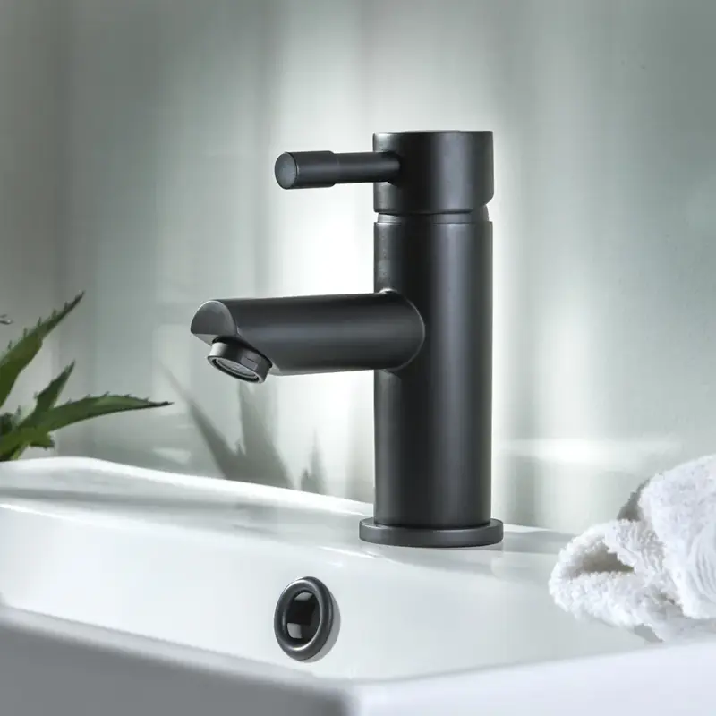 Miscelatore Moderno Rotondo per Lavabo Monoforo - Scelta di Finiture | Fine serie