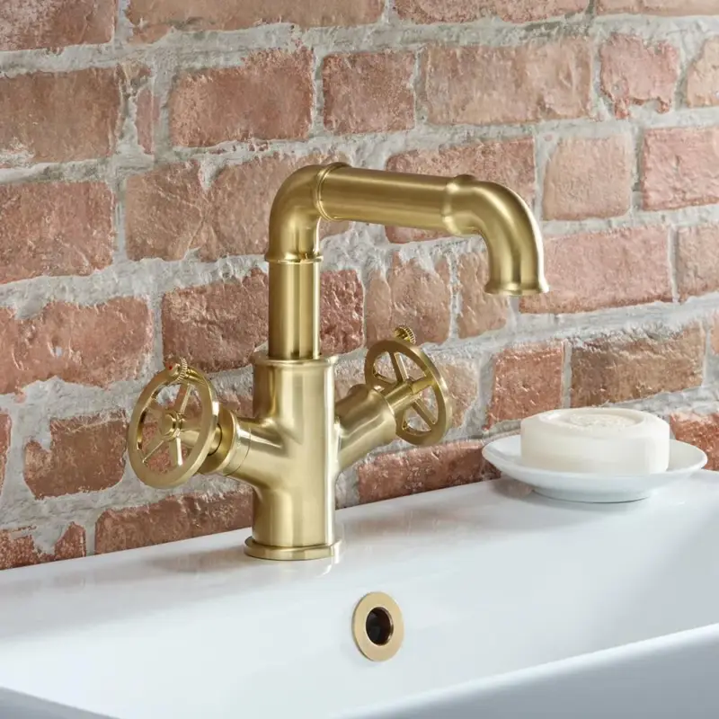 Molto apprezzato - Miscelatore per Lavabo Monoforo in Stile Industriale - Scelta di Finiture - Zandra