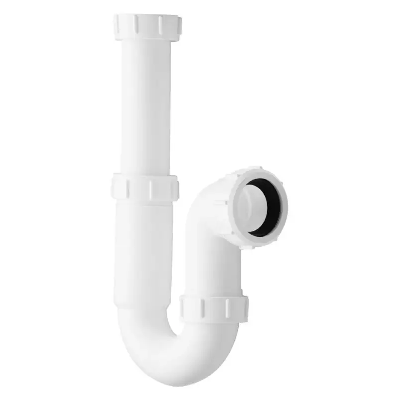 Qualità premium - Sifone Telescopico a Forma di P da 40mm con Guarnizione da 76mm - Cranplas