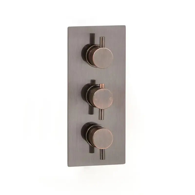 Offerta imperdibile | Miscelatore Termostatico a Due Vie – Bronzo Spazzolato - Amara