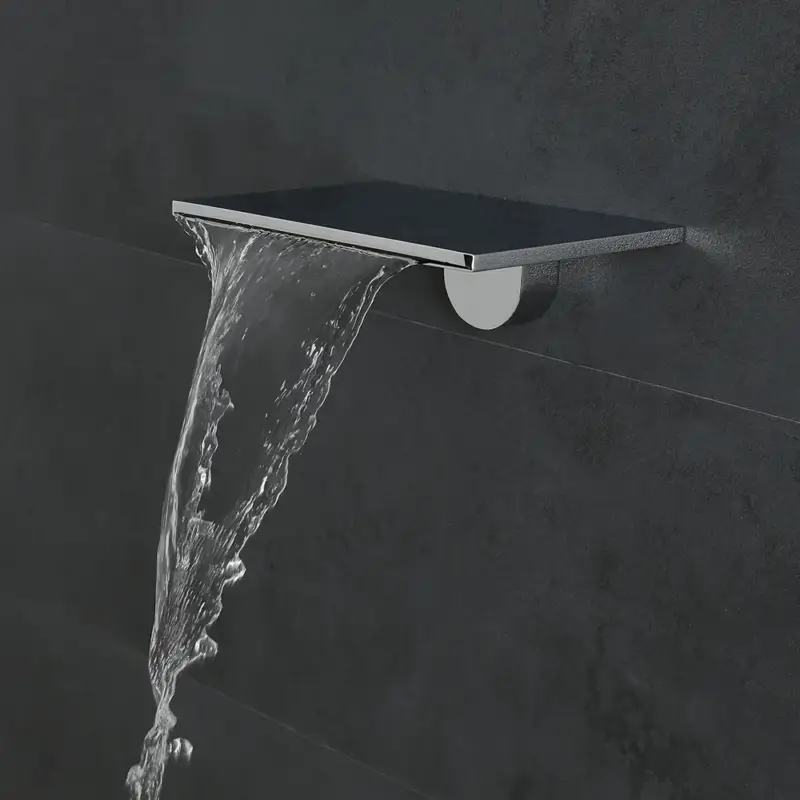 Ordina subito | HErogatore per Vasca/Soffione Doccia con Effetto a Cascata in Acciaio Inossidabile Cromato - Blade