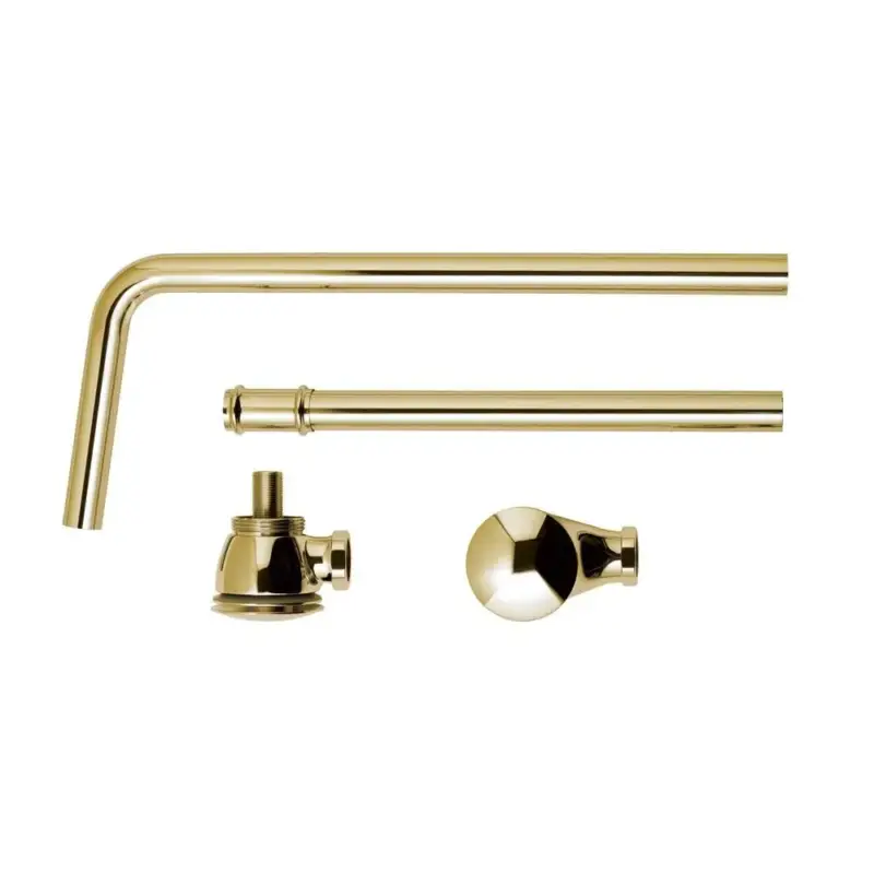 Ultima occasione | Piletta di Scarico per Vasca Click-Clack a Vista con Troppopieno - Color Oro - Hudson Reed