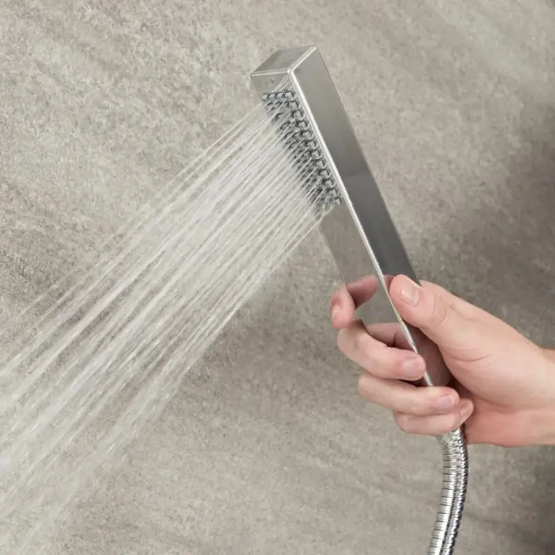 Reso semplice - Kit Doccia Clip Doccia Murale, Docetta, Tubo Flessible e Gomito