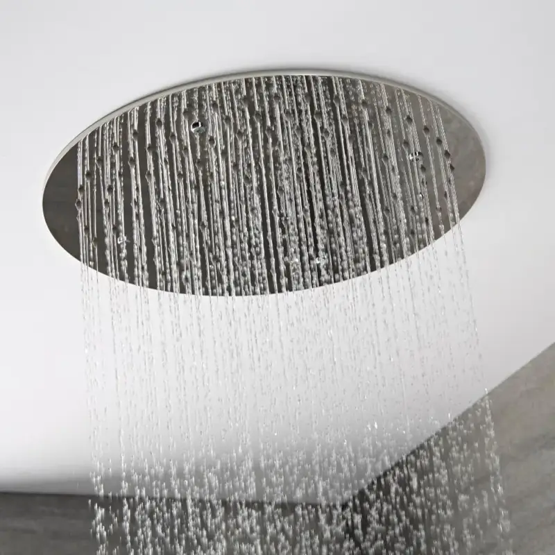 Tra i preferiti - Soffione Doccia da Incasso Circolare a Soffitto Circolare 400 x 400mm Acciaio Inox - Trenton