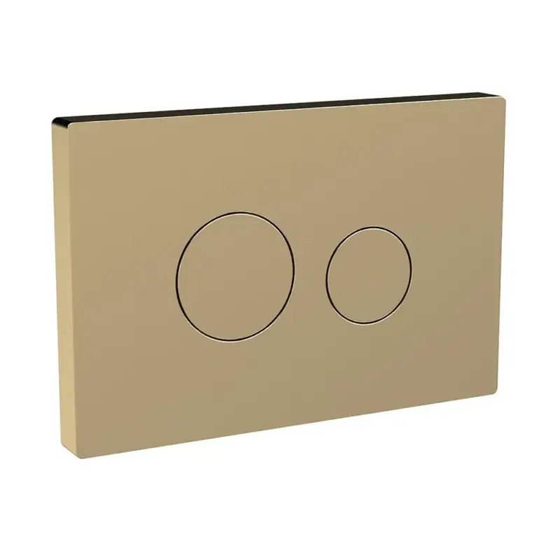 Outlet | Pulsante a Doppio Scarico per Cassetta da Incasso - Ottone Spazzolato - Hudson Reed