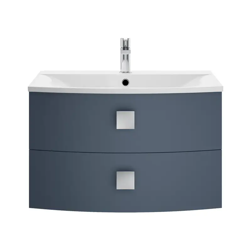 Molto apprezzato | Mobile Bagno Curvo da 710mm con Lavabo - Scelta di Finiture – Sarenna