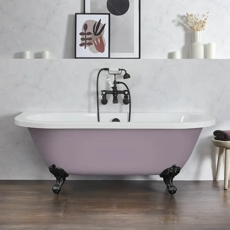 Vasca da Bagno Tradizionale Freestanding - 1685 mm x 780 mm - Scelta della Finitura della Vasca e dei Piedini - Richmond | Disponibile