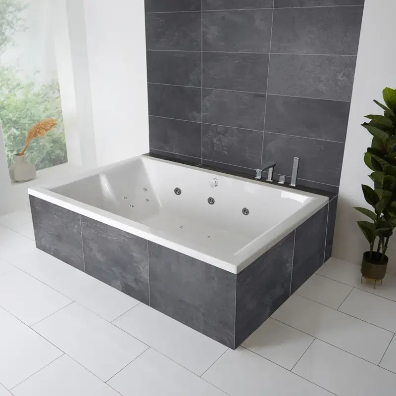 Vasca da Bagno da Incasso - 1800mm x 1200mm - Scelta di Idrogetti- Serene - Imperdibile
