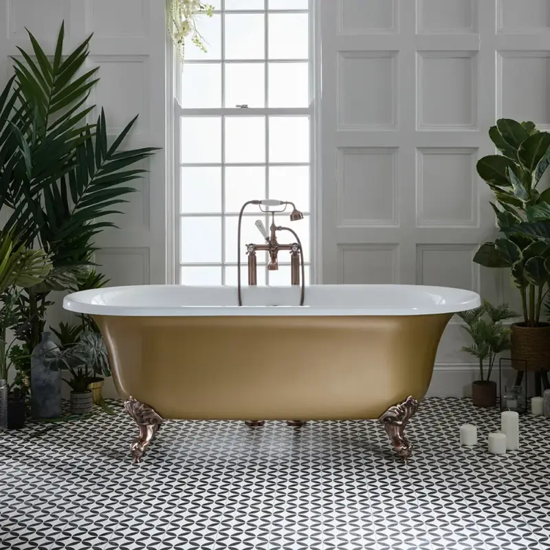 Buon prezzo | Vasca da Bagno Freestanding Tradizionale - 1730mm x 780mm - Scelta di Finiture Metallizzate e Piedini - Richmond