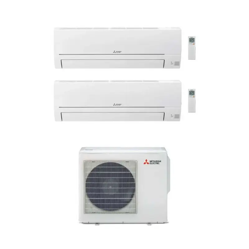 Mitsubishi SMART R32 Climatizzatore dual split inverter | unità esterna 5 kW unità interne 9000+9000 BTU | Consegna veloce