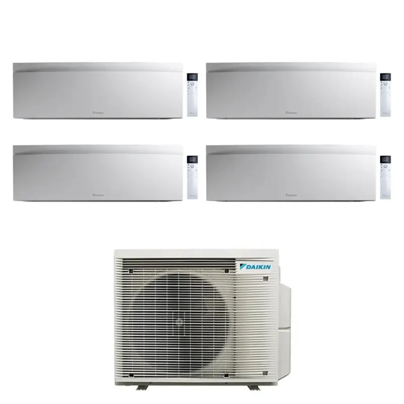 Daikin EMURA Climatizzatore a parete quadri split inverter Wi-Fi bianco | unità esterna R32 6.8 kW unità interne 7000+7000+7000+7000 BTU | Sconto