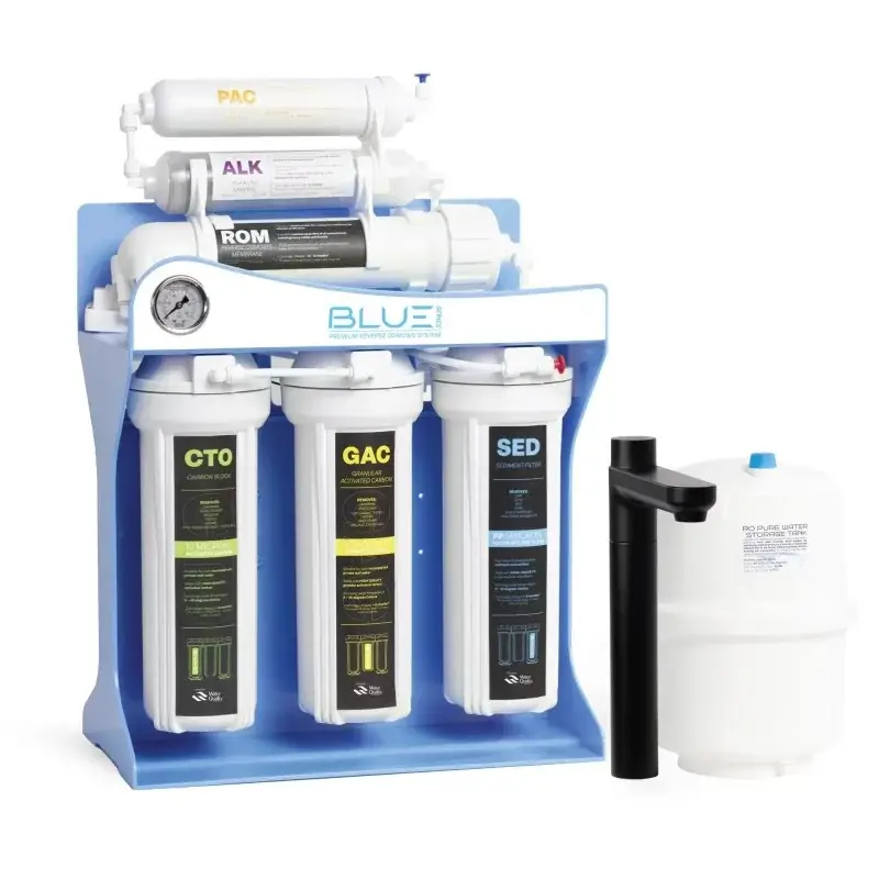 Alta qualità | Sistema di ultrafiltrazione ad osmosi inversa "SPECTRUM WATER BLUE" a 6 stadi con capacità di 8000 litri