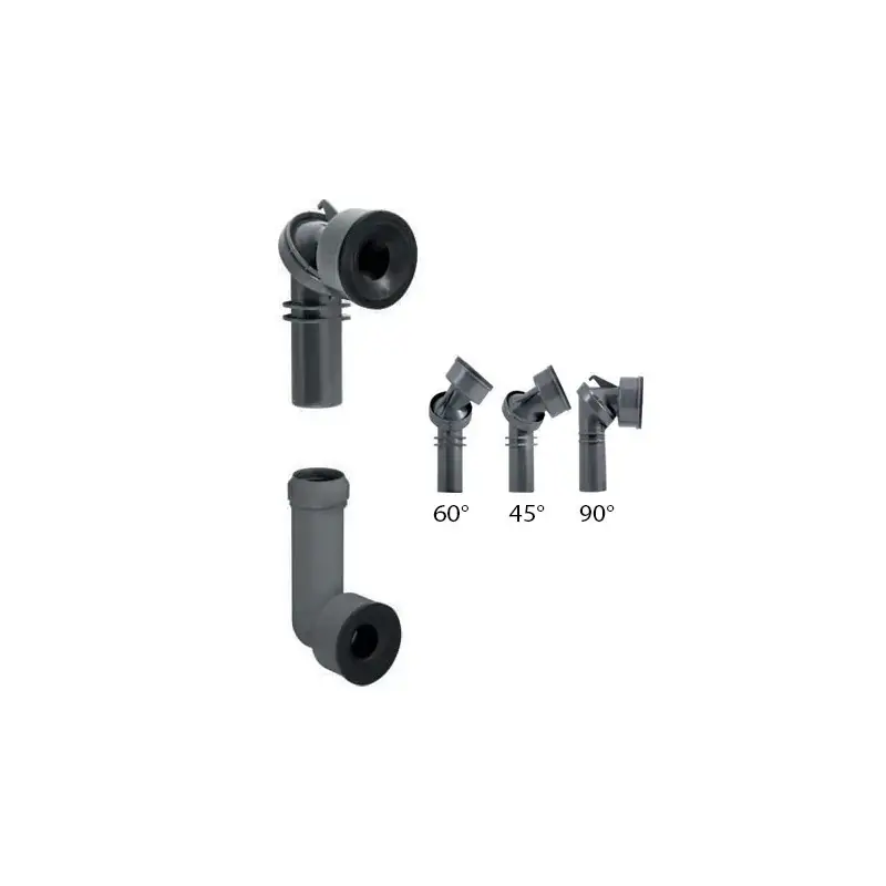 Super kanna universale per cassette WC alte con collegamento a tubi HTME diametro 32 - Offerta a tempo limitato