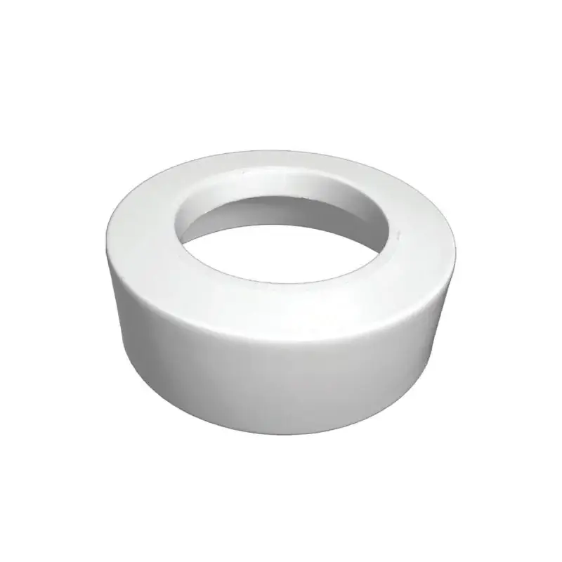 Rosone bianco in PP alto 3.5 CM per raccordo WC | Premium