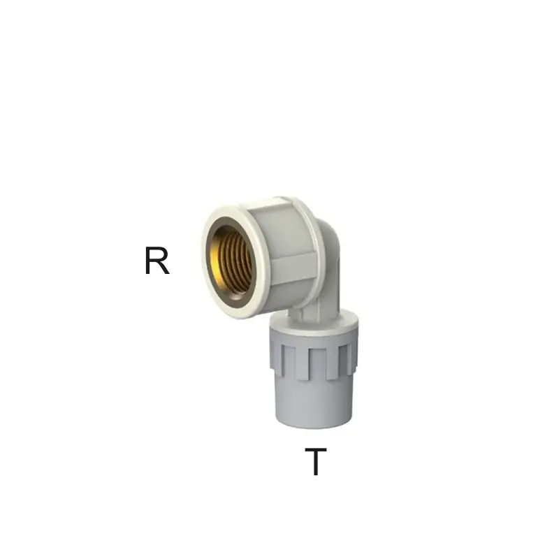 Gomito Filettato Femmina "Safety-Plus" con filetto in in ottone | Scorte limitate