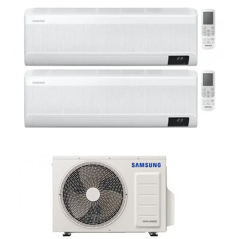 Ultimo arrivo | CONDIZIONATORE SAMSUNG DUAL SPLIT WINDFREE ELITE 7000+7000 BTU WIFI INVERTER AJ040TXJ2KG A+++