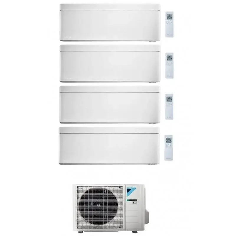 Acquista oggi | DAIKIN STYLISH CONDIZIONATORE QUADRI SPLIT 7000+7000+12000+18000 BTU BIANCO GAS R-32 WI-FI INVERTER 4MXM80A9 A+++