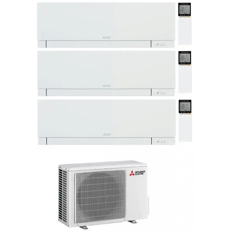 Acquista online - CONDIZIONATORE MITSUBISHI TRIAL SPLIT KIRIGAMINE ZEN MSZ-EF BIANCO 7000+9000+15000 BTU WIFI INVERTER MXZ-3F54VF5 A+++