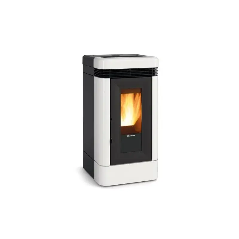 Compra ora - STUFA A PELLET LA NORDICA EXTRAFLAME LUCIA 12.1 KW IN MAIOLICA COLORE BIANCO AD ARIA