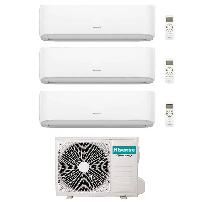 Prezzo ridotto - CONDIZIONATORE HISENSE TRIAL SPLIT HI-COMFORT 12000+12000+12000 BTU WIFI INVERTER 3AMW72U4RJC A++