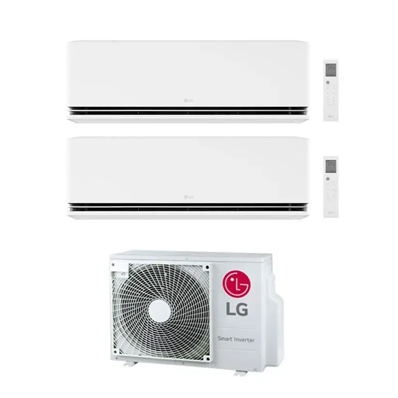 Acquista subito | CONDIZIONATORE LG DUAL SPLIT DUALCOOL DELUXE 9000+12000 BTU WIFI INVERTER MU2R15.U18 A+++