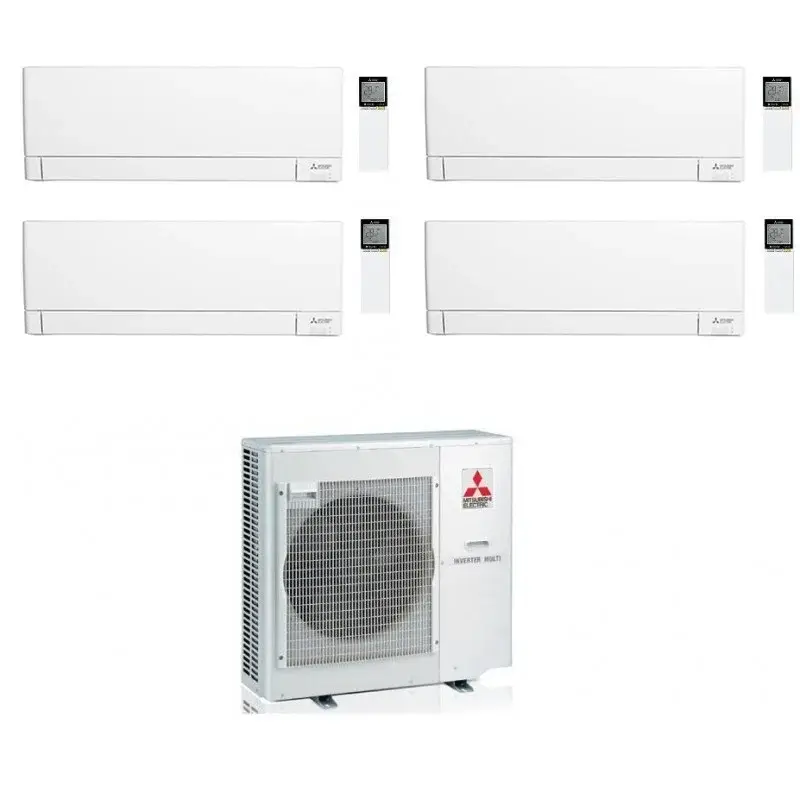 Acquista online | CONDIZIONATORE MITSUBISHI QUADRI SPLIT MSZ-AY 5000+5000+7000+15000 BTU WIFI INVERTER MXZ-4F80VF5 A++