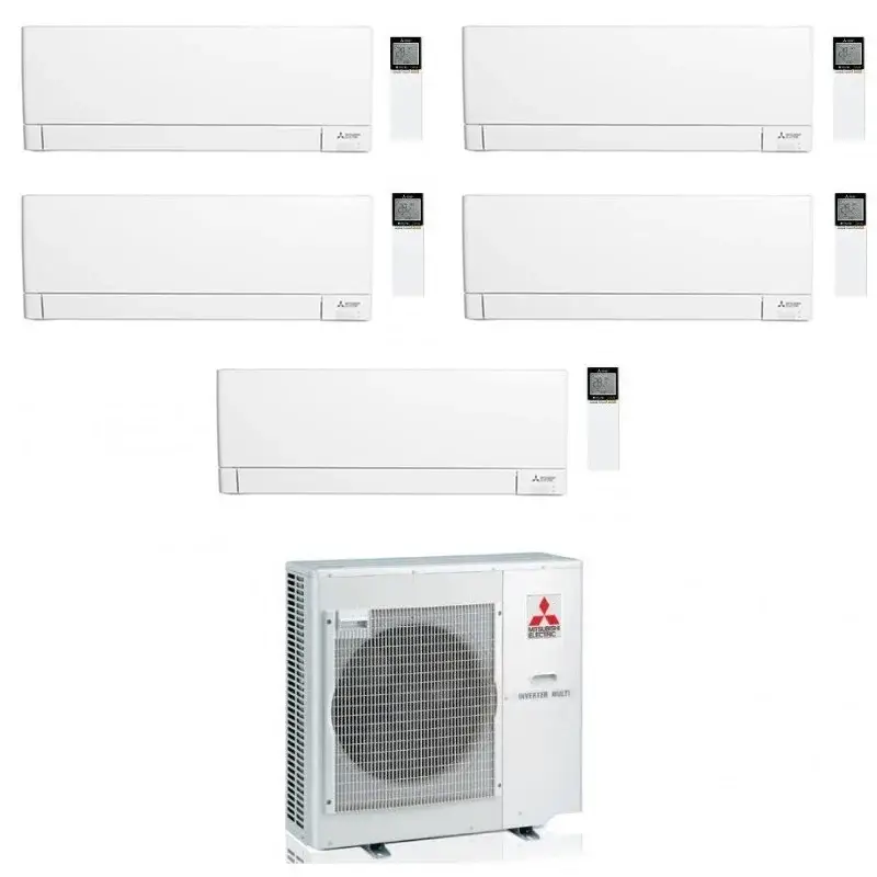 Acquista dal produttore | CONDIZIONATORE MITSUBISHI PENTA SPLIT MSZ-AY 5000+5000+7000+7000+7000 BTU WIFI INVERTER MXZ-5F102VF3 A++