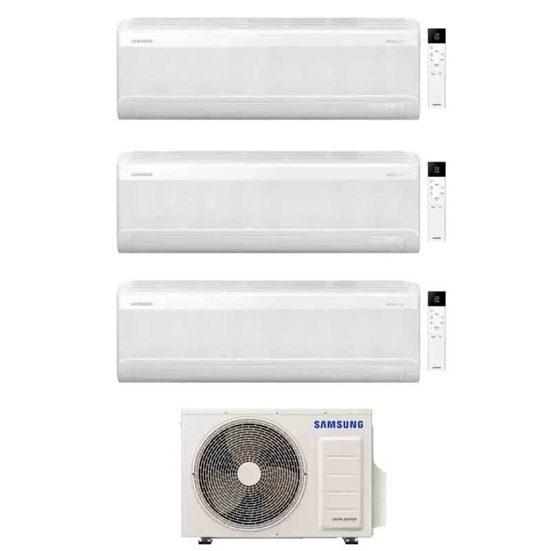 In pronta consegna | CONDIZIONATORE SAMSUNG TRIAL SPLIT WINDFREE ELITE S2 7000+9000+12000 BTU WIFI INVERTER AJ052TXJ3KG/EU A+++
