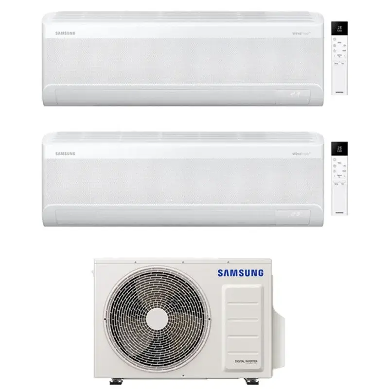 Acquista oggi | CONDIZIONATORE SAMSUNG DUAL SPLIT WINDFREE AVANT S2 12000+18000 BTU WIFI INVERTER AJ068TXJ3KG/EU A++