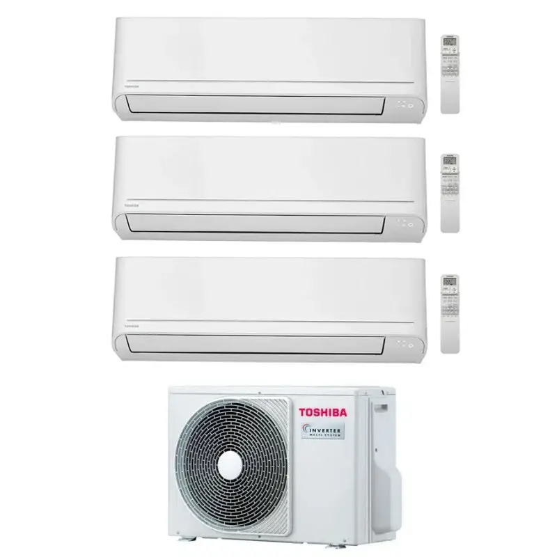 Acquista dal produttore - CONDIZIONATORE TOSHIBA TRIAL SPLIT SEIYA SMART 5000+9000+15000 BTU WIFI INVERTER RAS-3M18G3AVG-E A+++