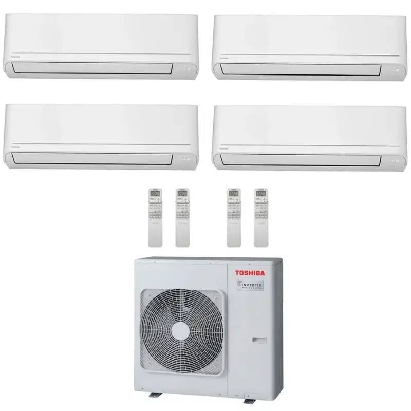 Scelta dei clienti - CONDIZIONATORE TOSHIBA QUADRI SPLIT SEIYA SMART 7000+9000+9000+15000 BTU WIFI INVERTER RAS-4M27G3AVG-E A++