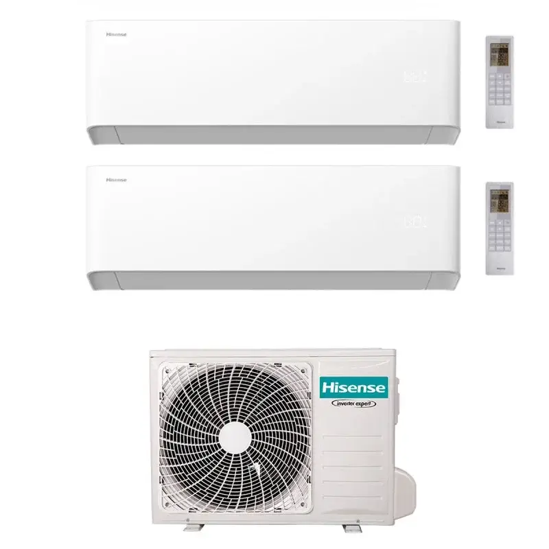 Prezzo conveniente | CONDIZIONATORE HISENSE DUAL SPLIT UNI HB 7000+12000 BTU WIFI INVERTER 3AMW52U4RJC A++