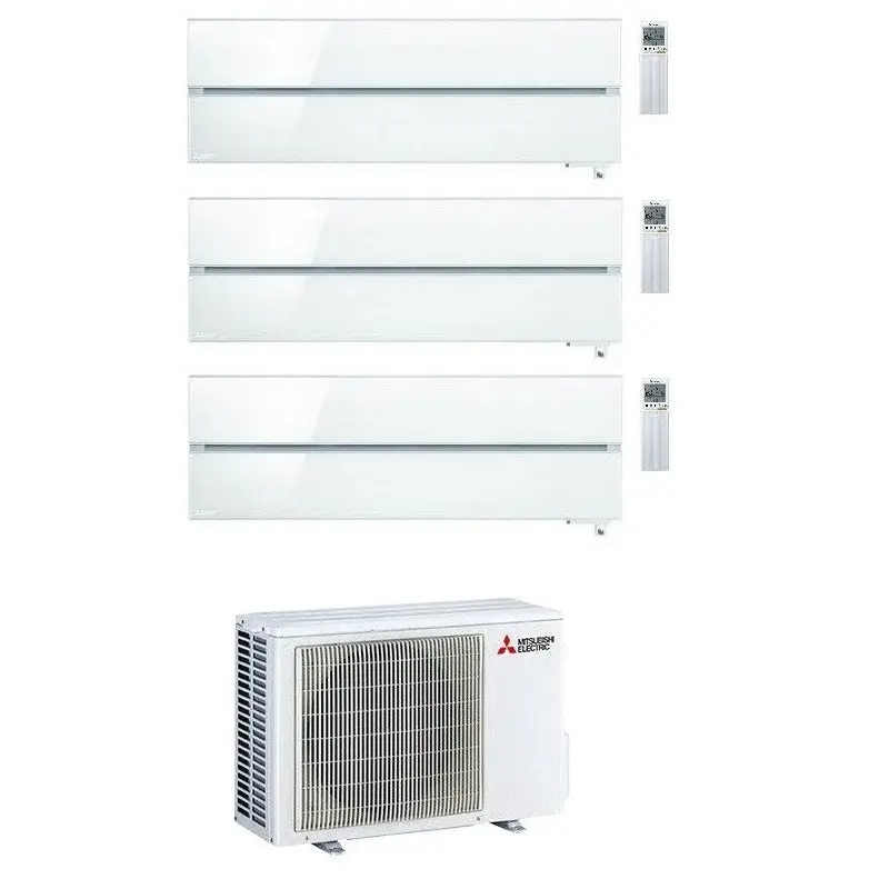 Diretto dal produttore | CONDIZIONATORE MITSUBISHI KIRIGAMINE STYLE BIANCO TRIAL SPLIT MSZ-LN 9000+12000+12000 BTU WIFI INVERTER MXZ-4F80VF5 A++