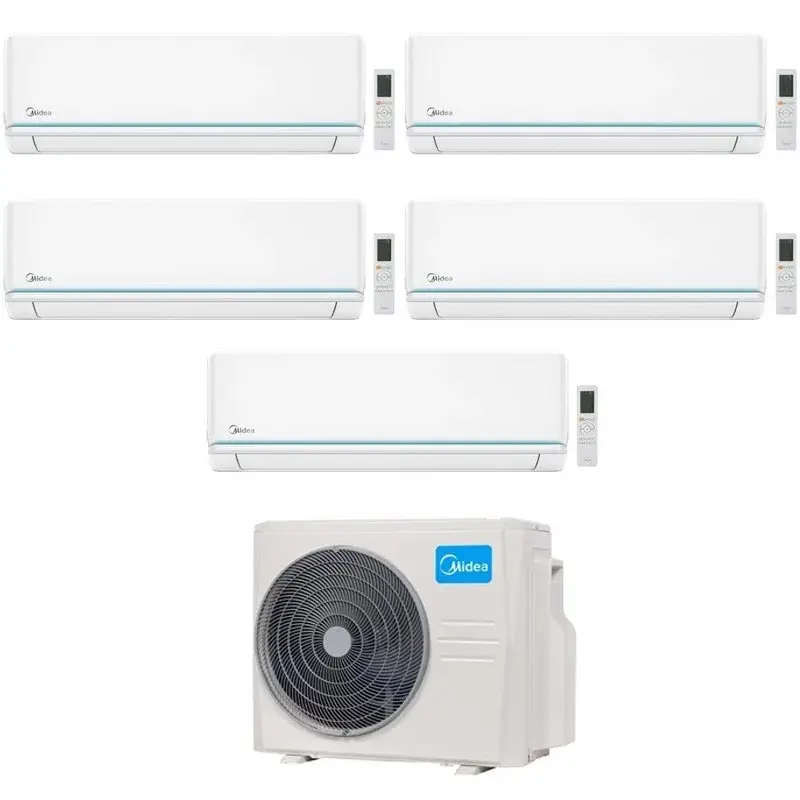 CONDIZIONATORE MIDEA PENTA SPLIT EVOLUTION 9000+9000+9000+9000+18000 BTU INVERTER WIFI M5OE-42HFN8-Q A++ | Ordina ora