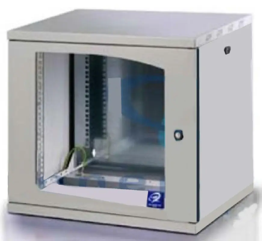 Scelto dai clienti - QUBIX ARMADIO MONOBLOCCO SMONTABILE OER INSTALLAZIONE SU PARETE O A PAVIMENTO H655XL600XP420 12U GR 2010034