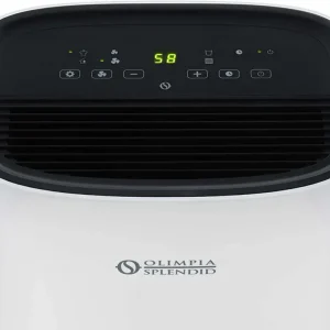 OLIMPIA SPLENDID DEUMIDIFICATORE AQUARIA SLIM18 P 01969 DEUMIDIFICATORE 18 LITRI AL GIORNO CON FUNZIONE ASCIUGABUCATO, TIMER 24 ORE INTEGRATO E PURE SYSTEM, GAS NATURALE R290, BIANCO 01969 - Qualità professionale