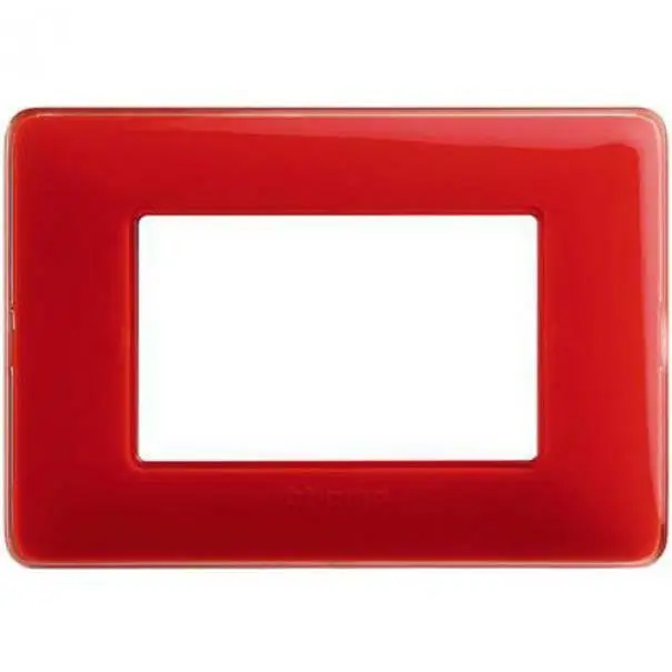 BTICINO MATIX - PLACCA 3P COLORS CORALLO | Offerta a tempo limitato