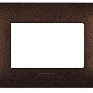 BTICINO PLACCA 3 MODULI MARRONE CAFFè SERIE MATIX AM4803TGG | Prezzo basso