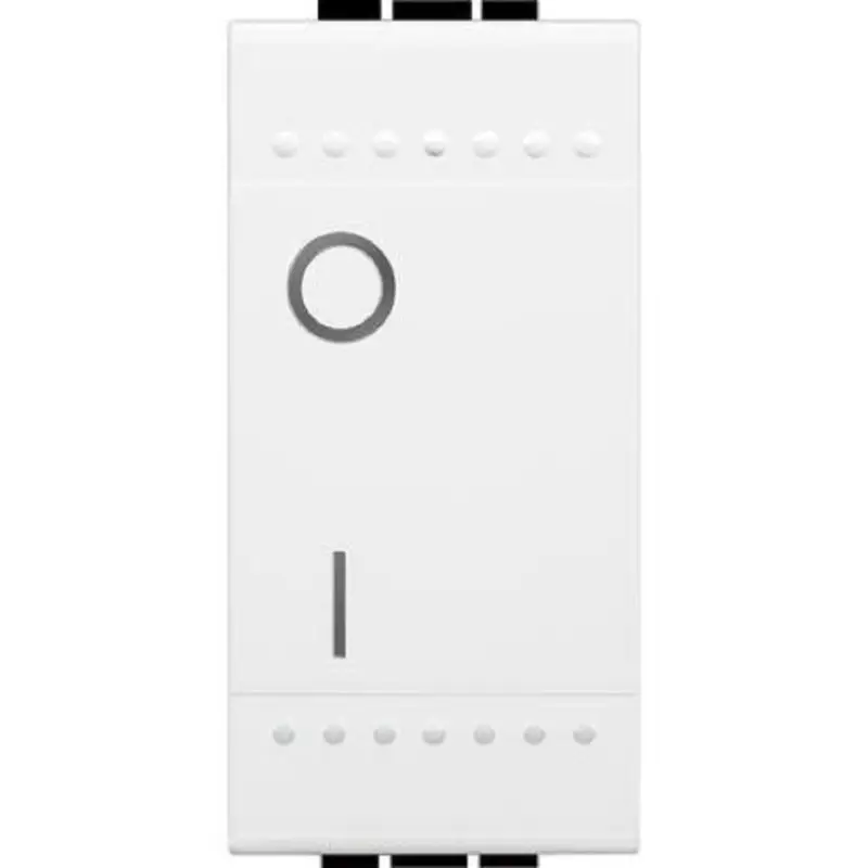 BTICINO INTERRUTTORE 2P 16A 1M BIANCO LIVINGLIGHT N4002N - In pronta consegna