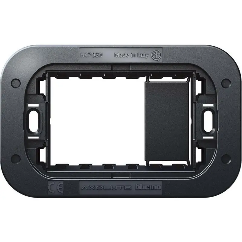 BTICINO SUPPORTO PER PLACCHE AXOLUTE AIR 3 MODULI H4703W - Grande offerta