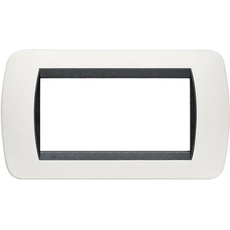 BTICINO PLACCA 4 MODULI LIVINGLIGHT L4804PB | Risparmia ora