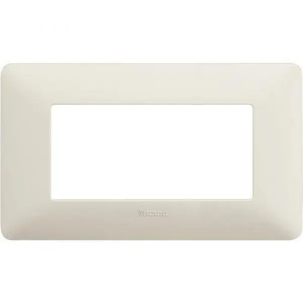 Prezzo d'offerta | BTICINO PLACCA 4 MODULI COLOR CENERE SERIE MATIX AM4804BCN