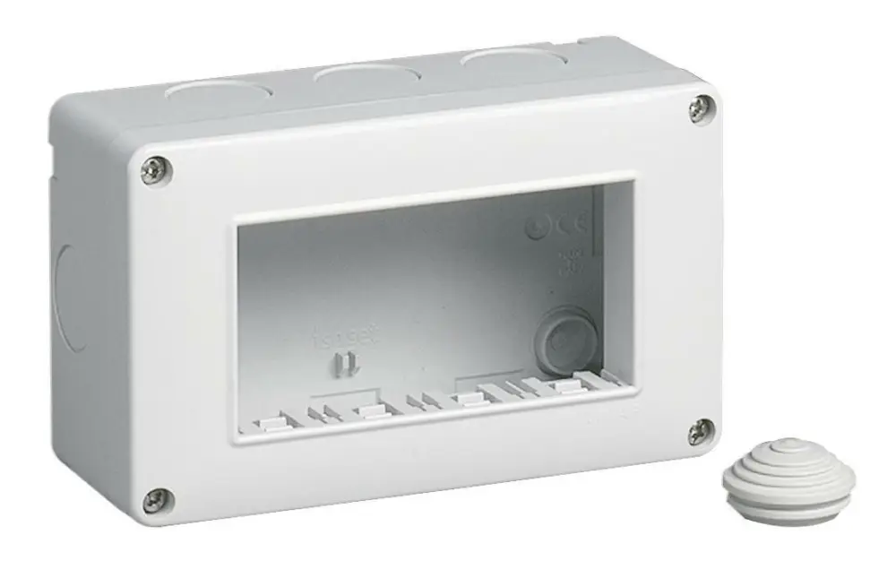 Qualità professionale | VIMAR CONTENITORE DA PARETE IP40, 4 MODULI EIKON, ARKé E PLANA 14804