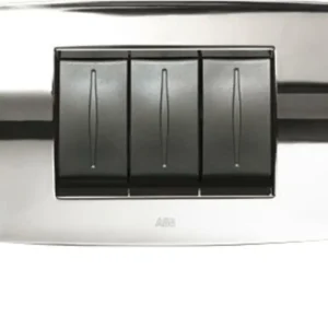 ABB PLACCA SOFT METALLO 3 MODULI GRIGIO ARDESIA 2CSE0305SFZ - Offerta a tempo limitato