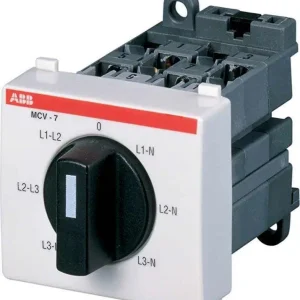 ABB MCV-7 COMMUTATORE VOLTMETRICO 7P MODULI 3 EG 621 5 | Reso semplice