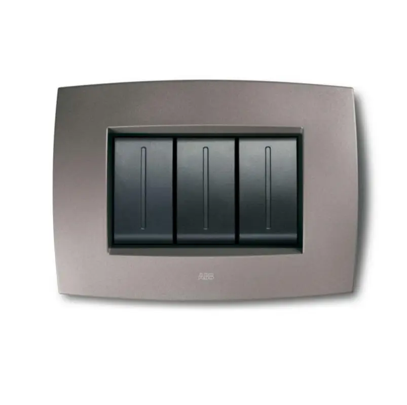 Scelta dei clienti - ABB PLACCA SMART TECNOPOLIMERO 3 MODULI GRIGIO PIETRA 2CSE0307SMP